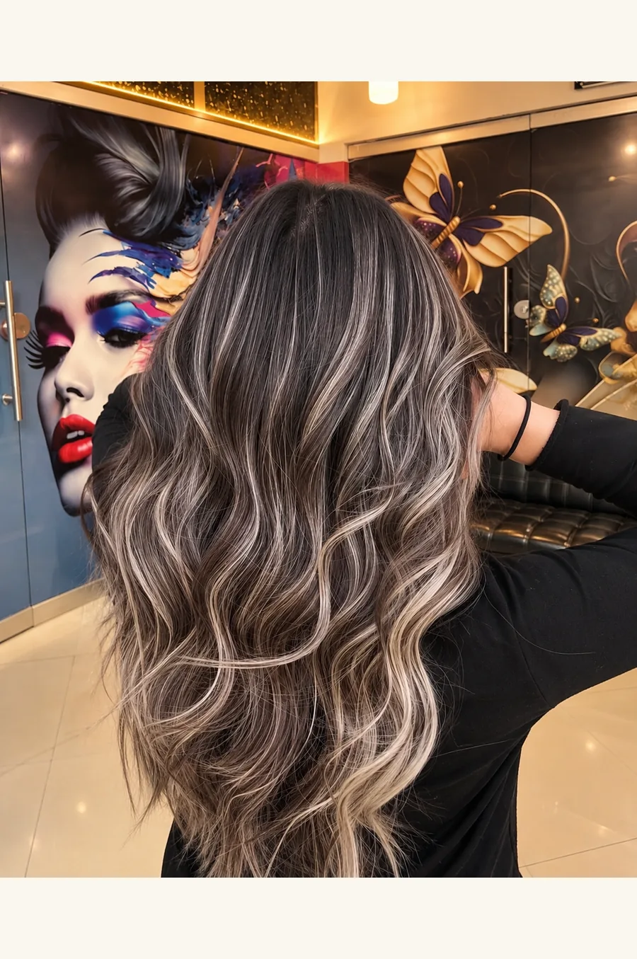 Ash Blonde Highlights