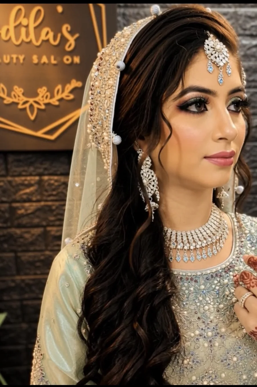 Adilas Beauty Engagement Nikah Makeup 4