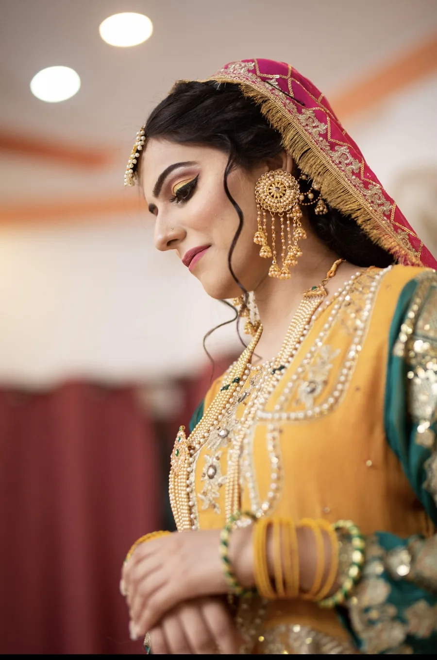 Mehndi Bridal Makeup at Adila's Beauty Salon