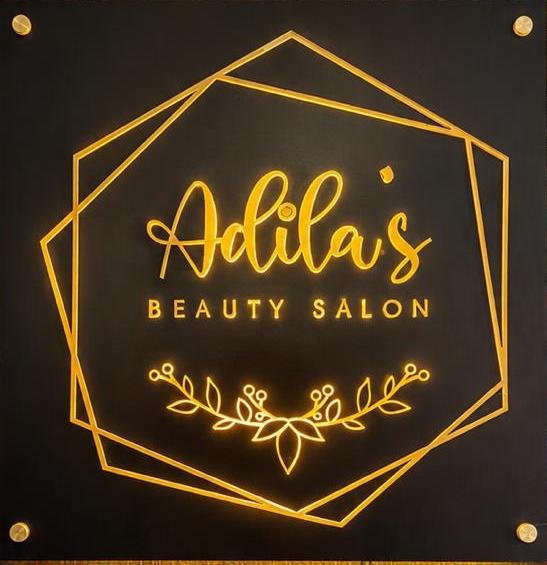 Adilas Salon Hero Logo Branding